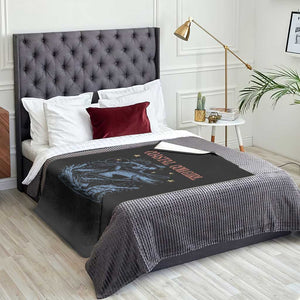 Coastal Cowgirl Throw Blanket Funny Western Country Rodeo Cowgirl Fishing TS10 Print Your Wear
