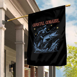 Coastal Cowgirl Garden Flag Funny Western Country Rodeo Cowgirl Fishing TS10 Print Your Wear
