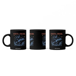 Coastal Cowgirl Coffee Mug Funny Western Country Rodeo Cowgirl Fishing TS10 Print Your Wear