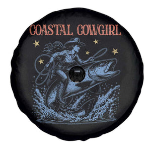 Coastal Cowgirl Spare Tire Cover Funny Western Country Rodeo Cowgirl Fishing TS10 Print Your Wear