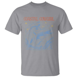 Coastal Cowgirl T Shirt Funny Western Country Rodeo Cowgirl Fishing TS10 Sport Gray Print Your Wear