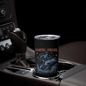 Coastal Cowgirl Tumbler Cup Funny Western Country Rodeo Cowgirl Fishing TS10 Print Your Wear