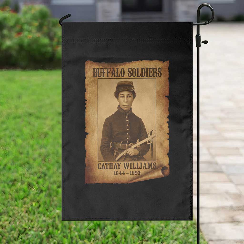 Cathay Williams Garden Flag Buffalo Soldier First African American Female Soldier TS10 Print Your Wear