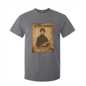 Cathay Williams T Shirt For Kid Buffalo Soldier First African American Female Soldier TS10 Charcoal Print Your Wear