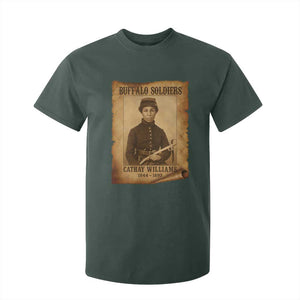 Cathay Williams T Shirt For Kid Buffalo Soldier First African American Female Soldier TS10 Dark Forest Green Print Your Wear