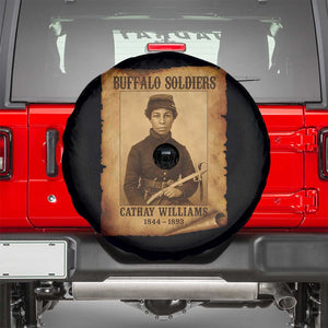 Cathay Williams Spare Tire Cover Buffalo Soldier First African American Female Soldier TS10 Black Print Your Wear
