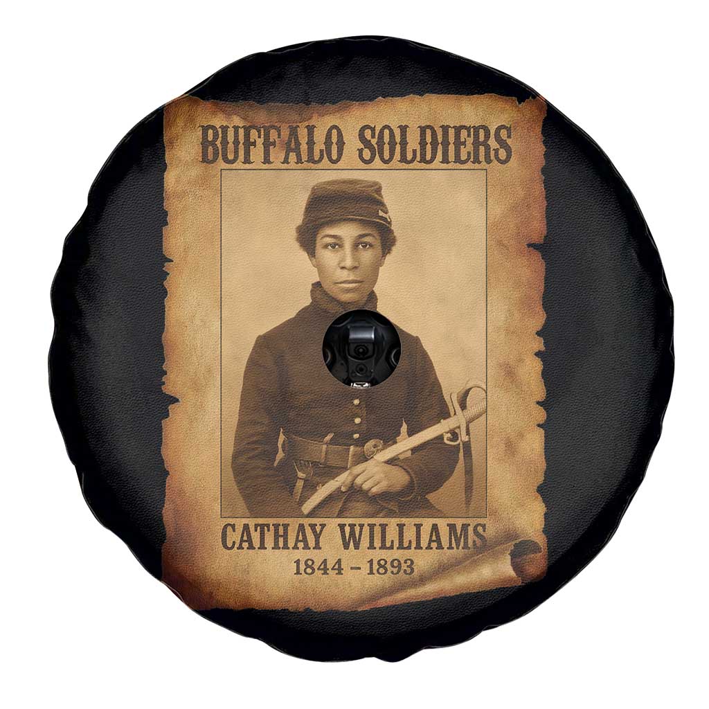 Cathay Williams Spare Tire Cover Buffalo Soldier First African American Female Soldier TS10 Print Your Wear