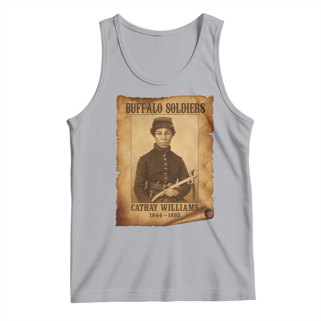 Cathay Williams Tank Top Buffalo Soldier First African American Female Soldier TS10 Athletic Heather Print Your Wear