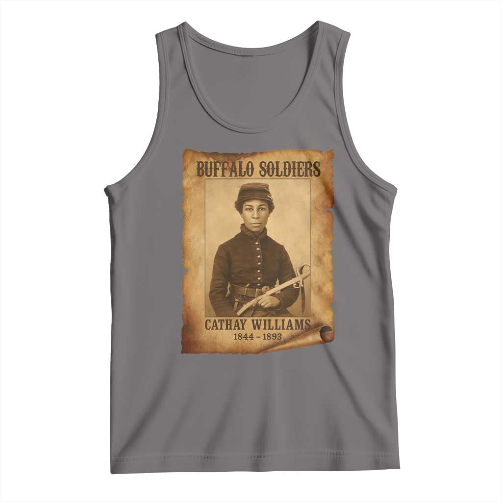 Cathay Williams Tank Top Buffalo Soldier First African American Female Soldier TS10 Deep Heather Print Your Wear