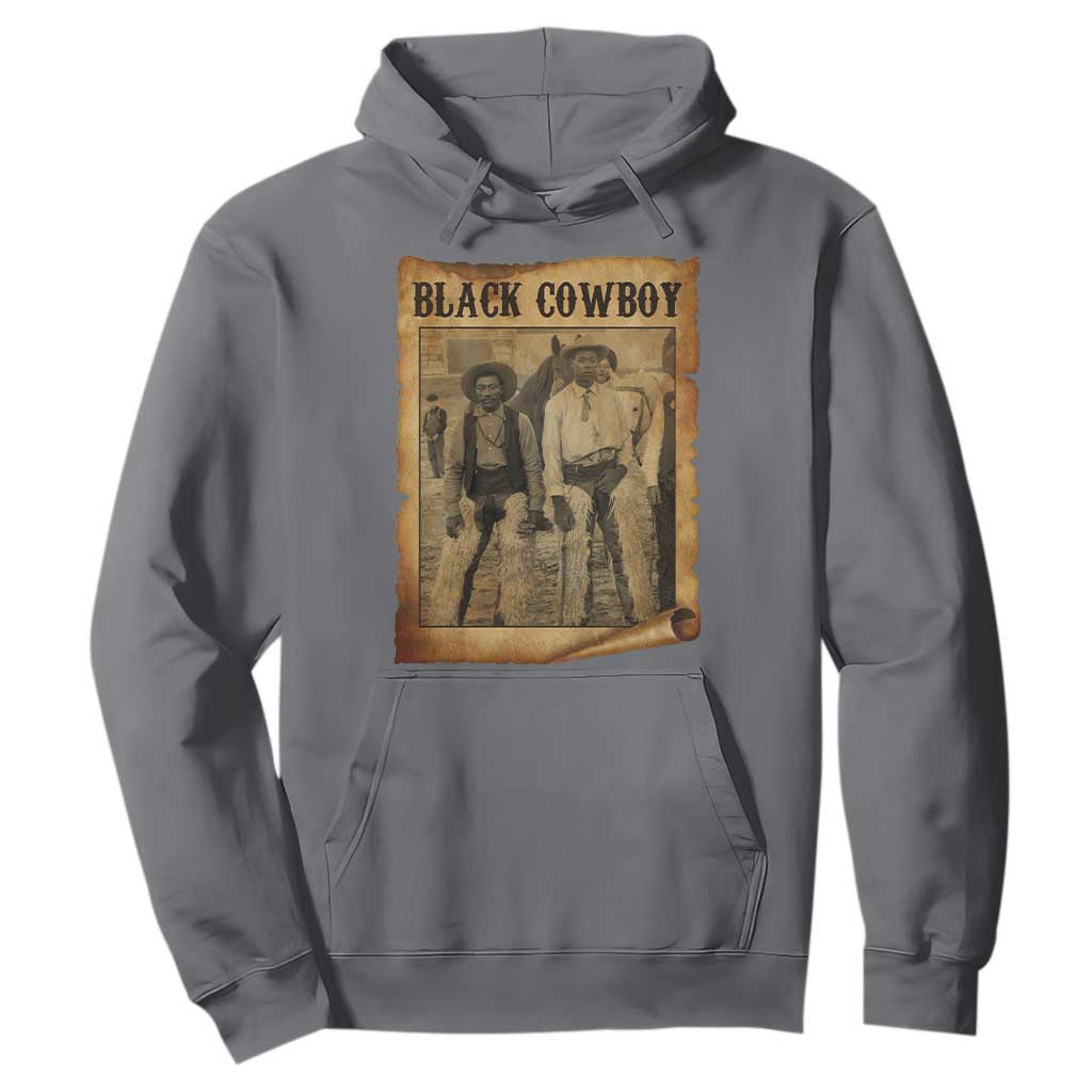 Black Cowboys Hoodie Vintage African American Western Black History TS10 Charcoal Print Your Wear