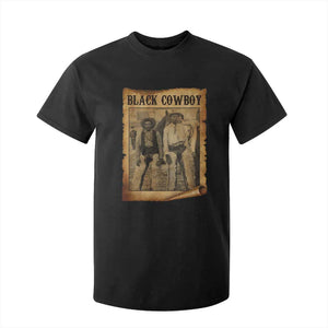 Black Cowboys T Shirt For Kid Vintage African American Western Black History TS10 Black Print Your Wear