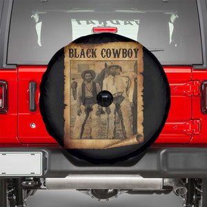 Black Cowboys Spare Tire Cover Vintage African American Western Black History TS10 Black Print Your Wear