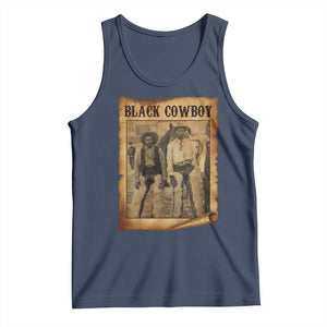 Black Cowboys Tank Top Vintage African American Western Black History TS10 Navy Print Your Wear