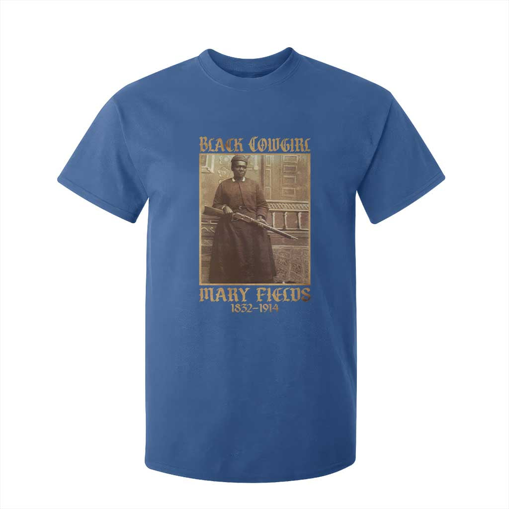 Mary Fields Black Cowgirl T Shirt For Kid Vintage African American Western Black History TS10 Royal Blue Print Your Wear