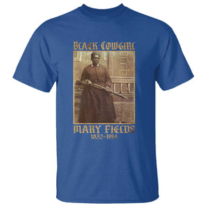 Mary Fields Black Cowgirl T Shirt Vintage African American Western Black History TS10 Royal Blue Print Your Wear