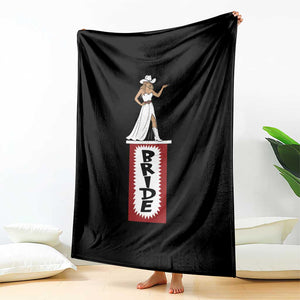 Bride Cowgirl Throw Blanket Western Rodeo Bachelorette Party Wedding TS10 Print Your Wear