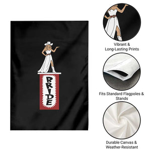 Bride Cowgirl Garden Flag Western Rodeo Bachelorette Party Wedding TS10 Print Your Wear