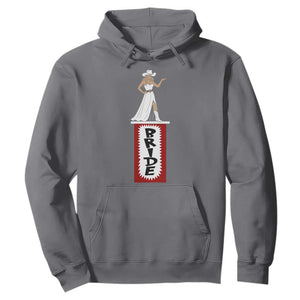 Bride Cowgirl Hoodie Western Rodeo Bachelorette Party Wedding TS10 Charcoal Print Your Wear