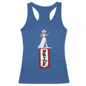 Bride Cowgirl Racerback Tank Top Western Rodeo Bachelorette Party Wedding TS10 Royal Blue Print Your Wear