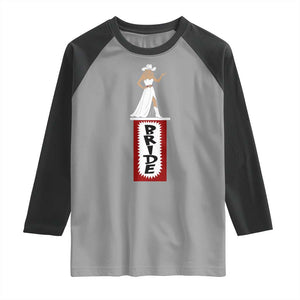 Bride Cowgirl Raglan Shirt Western Rodeo Bachelorette Party Wedding TS10 Sport Gray Black Print Your Wear