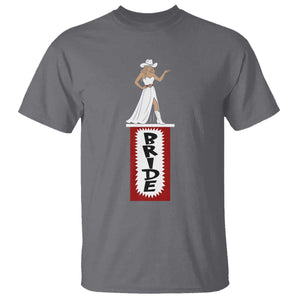 Bride Cowgirl T Shirt Western Rodeo Bachelorette Party Wedding TS10 Charcoal Print Your Wear