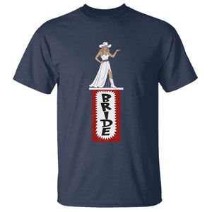 Bride Cowgirl T Shirt Western Rodeo Bachelorette Party Wedding TS10 Navy Print Your Wear
