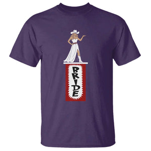 Bride Cowgirl T Shirt Western Rodeo Bachelorette Party Wedding TS10 Purple Print Your Wear