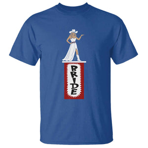 Bride Cowgirl T Shirt Western Rodeo Bachelorette Party Wedding TS10 Royal Blue Print Your Wear