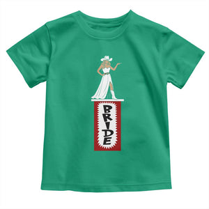 Bride Cowgirl Toddler T Shirt Western Rodeo Bachelorette Party Wedding TS10 Irish Green Print Your Wear