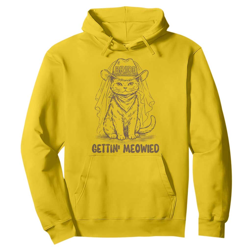 Cowgirl Bride Cat Hoodie Vintage Cow Cat Rodeo Bachelorette TS10 Daisy Print Your Wear