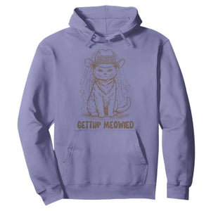 Cowgirl Bride Cat Hoodie Vintage Cow Cat Rodeo Bachelorette TS10 Violet Print Your Wear