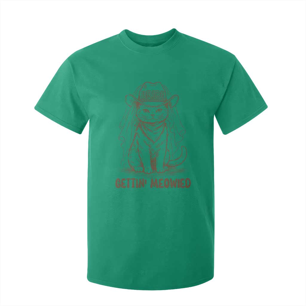 Cowgirl Bride Cat T Shirt For Kid Vintage Cow Cat Rodeo Bachelorette TS10 Irish Green Print Your Wear