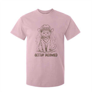 Cowgirl Bride Cat T Shirt For Kid Vintage Cow Cat Rodeo Bachelorette TS10 Light Pink Print Your Wear