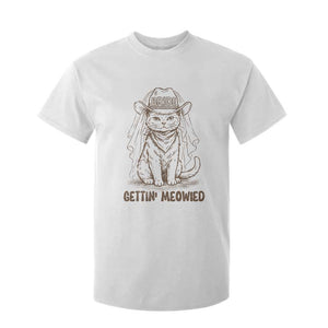 Cowgirl Bride Cat T Shirt For Kid Vintage Cow Cat Rodeo Bachelorette TS10 White Print Your Wear