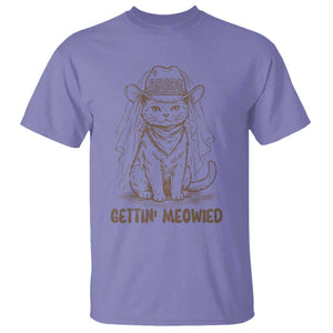 Cowgirl Bride Cat T Shirt Vintage Cow Cat Rodeo Bachelorette TS10 Violet Print Your Wear