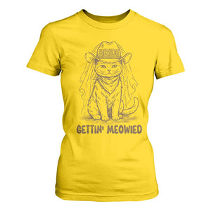 Cowgirl Bride Cat T Shirt For Women Vintage Cow Cat Rodeo Bachelorette TS10 Daisy Print Your Wear