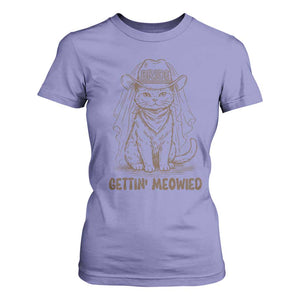 Cowgirl Bride Cat T Shirt For Women Vintage Cow Cat Rodeo Bachelorette TS10 Violet Print Your Wear