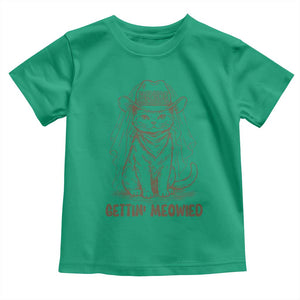 Cowgirl Bride Cat Toddler T Shirt Vintage Cow Cat Rodeo Bachelorette TS10 Irish Green Print Your Wear