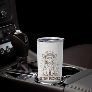 Cowgirl Bride Cat Tumbler Cup Vintage Cow Cat Rodeo Bachelorette TS10 Print Your Wear