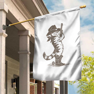 Vintage Cowboy Cat Garden Flag Retro 90s Western Country Rodeo Kitten Cowgirl TS10 Print Your Wear