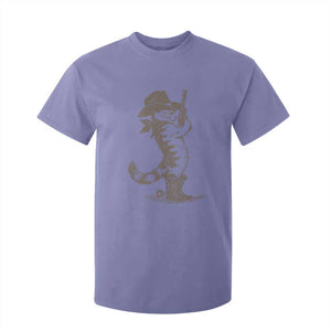 Vintage Cowboy Cat T Shirt For Kid Retro 90s Western Country Rodeo Kitten Cowgirl TS10 Violet Print Your Wear