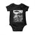 Dog Selfie With Alien UFO Baby Onesie Funny Fishing Golden Retriever Smoking Dog Lover TS10 Black Print Your Wear