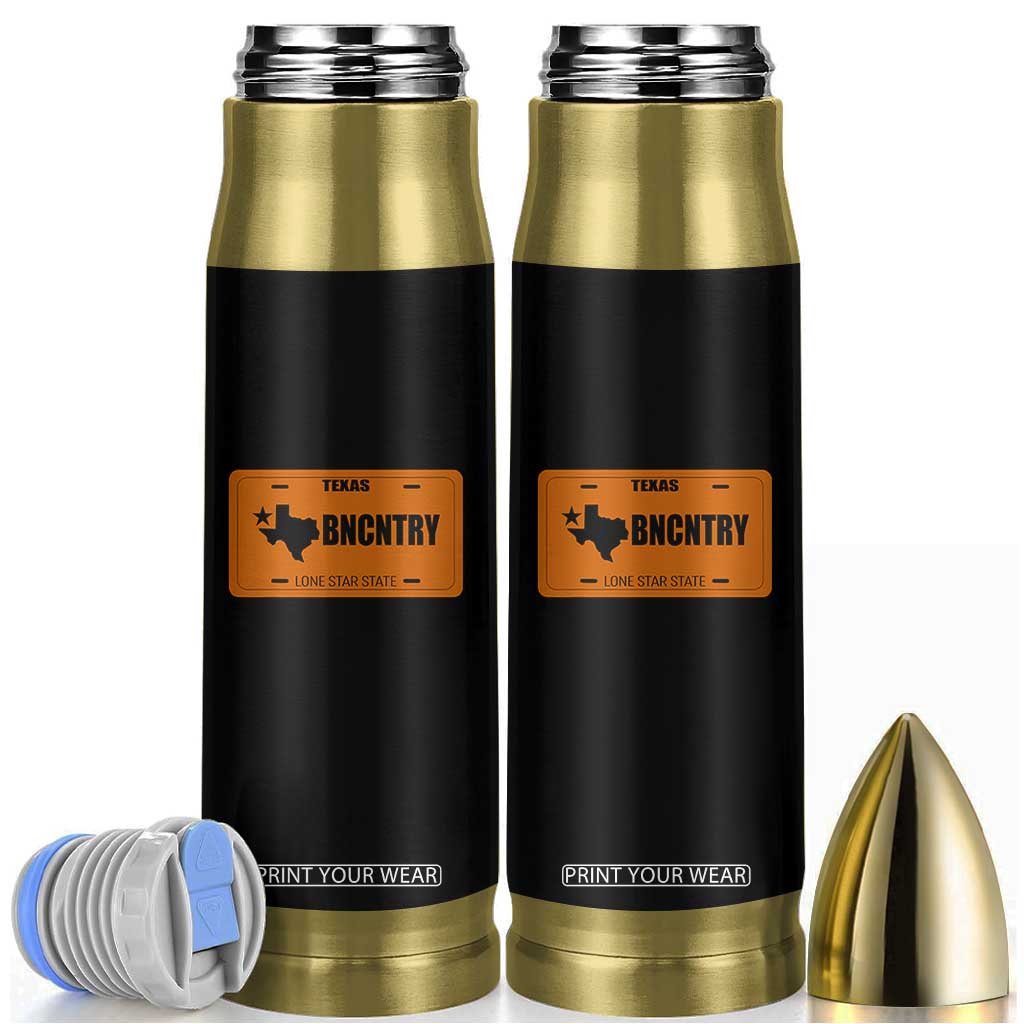 Texas Bullet Tumbler Lone Star State Western Cowboy BNCNTRY Country TS10 Black Print Your Wear