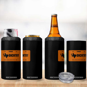 Texas 4 in 1 Can Cooler Tumbler Lone Star State Western Cowboy BNCNTRY Country TS10 Print Your Wear