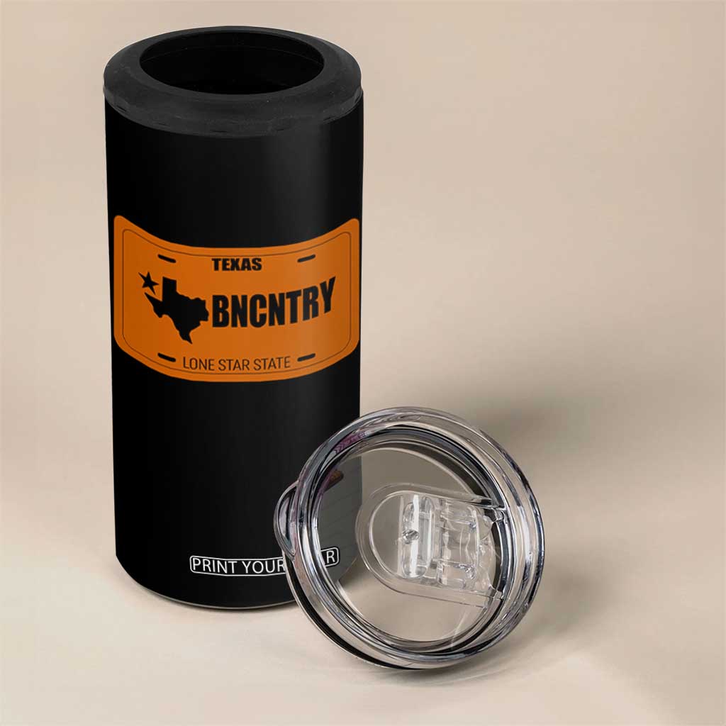 Texas 4 in 1 Can Cooler Tumbler Lone Star State Western Cowboy BNCNTRY Country TS10 Print Your Wear