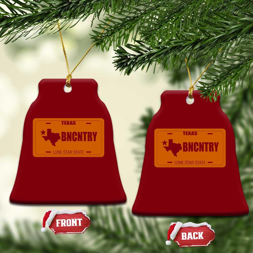 Texas Ceramic Ornament Lone Star State Western Cowboy BNCNTRY Country TS10 Print Your Wear