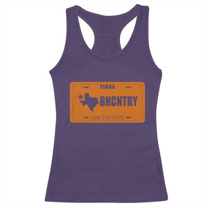 Texas Racerback Tank Top Lone Star State Western Cowboy BNCNTRY Country TS10 Purple Print Your Wear