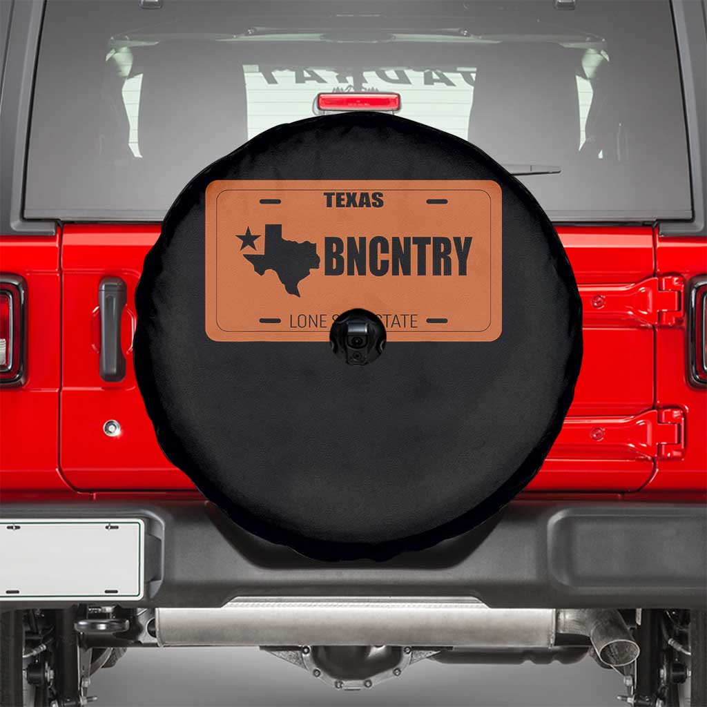 Texas Spare Tire Cover Lone Star State Western Cowboy BNCNTRY Country TS10 Black Print Your Wear