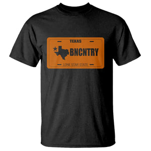 Texas T Shirt Lone Star State Western Cowboy BNCNTRY Country TS10 Black Print Your Wear