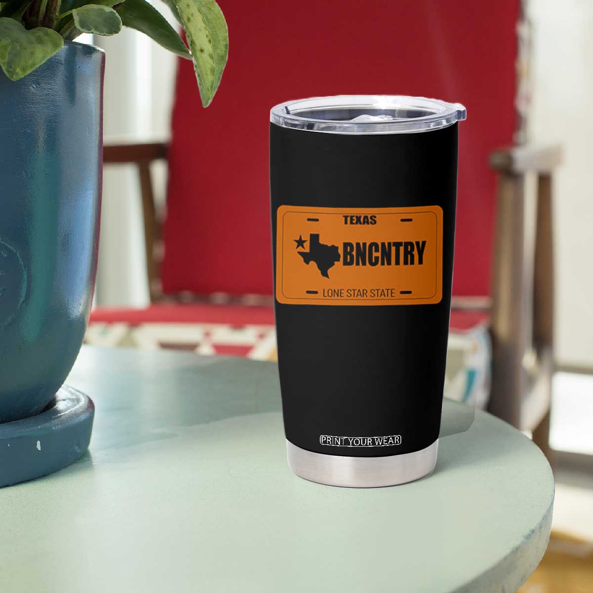 Texas Tumbler Cup Lone Star State Western Cowboy BNCNTRY Country TS10 Print Your Wear